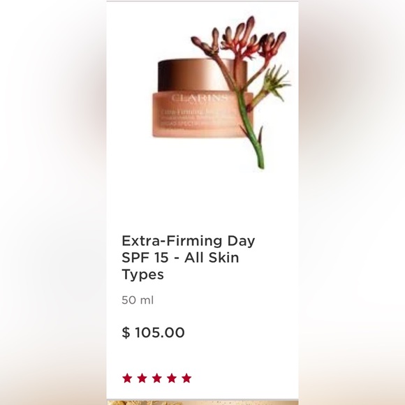 Clarins Extra Firming Wrinkle Control Day Cream + Night Cream - Picture 3 of 3